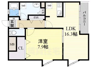 SOL LEVANTE【3階】の間取り