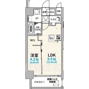 GranVia浄心【2階】の間取り