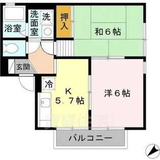 スペースMHM A棟【1階】の間取り