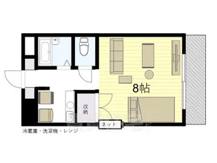 プチシャトレミシュラン【2階】の間取り