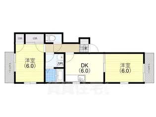 メゾン湊川【2階】の間取り