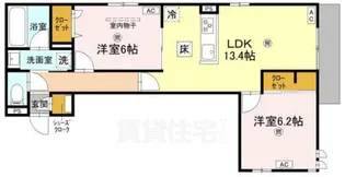 ミュゼリオ【1階】の間取り