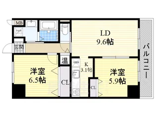 パテオはなの木【1階】の間取り