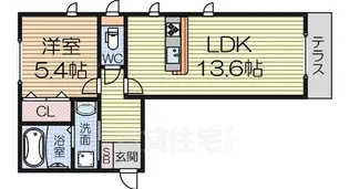 リラフォート【1階】の間取り