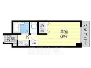 天美ハイツ【1階】の間取り