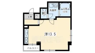 ダスハウゼYOSHIDA【2階】の間取り