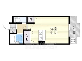 スペースアジョンス【302号室】の間取り