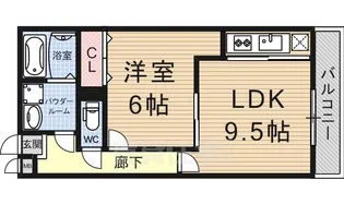 カサレリア【3階】の間取り
