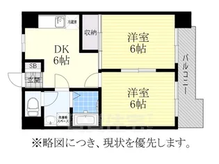 アメニティ豊【1階】の間取り