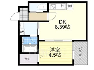 ステラキャットハート【2階】の間取り