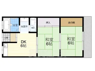サニーハイツ【2階】の間取り