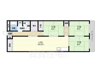 東山本ハイツ【1階】の間取り