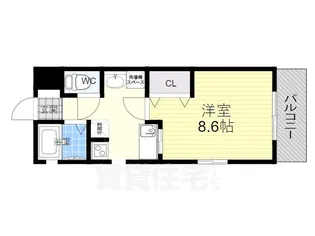 愛知県名古屋市千種区星が丘元町【マンション】の間取り