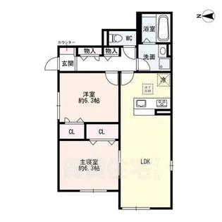 MAISON DE HIRO2【1階】の間取り