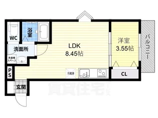 F+style藤井寺道明寺2号館【1階】の間取り