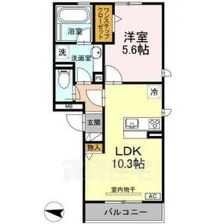 ニュイ・サン・ジョルジュ【3階】の間取り