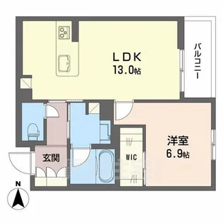 グラン フェリシア【2階】の間取り