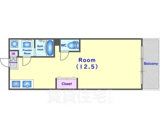 ハイツじょうもん1【2階】の間取り
