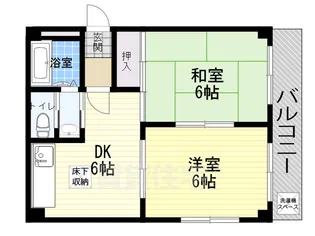 江上イエム【1階】の間取り