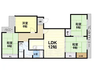 ラビアンヌ・コーポ【2階】の間取り