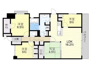 ロジュマン東豊中【3階】の間取り