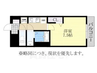 プレサンス上前津オレシア【7階】の間取り