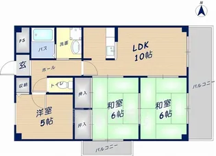 サンクチュアリ【8階】の間取り