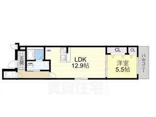 大阪府泉大津市池浦町4丁目【アパート】の間取り