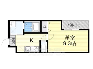 大阪府堺市西区上野芝町4丁【アパート】の間取り
