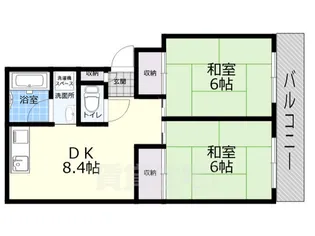 コーポイケダ【2階】の間取り