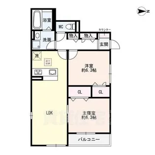 MAISON DE HIRO2【1階】の間取り
