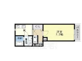 トレベール東雲【1階】の間取り