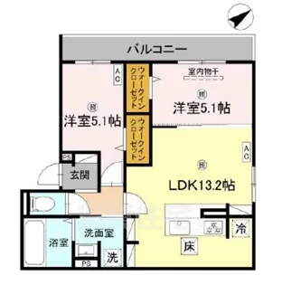 滋賀県守山市浮気町【アパート】の間取り