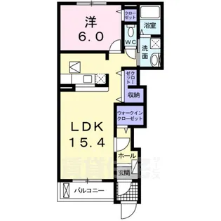 奈良県香芝市鎌田【アパート】の間取り