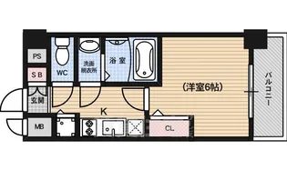 プレサンス京都烏丸爛都【5階】の間取り