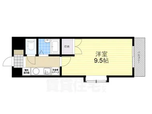 グランディ太閤【3E号室】の間取り