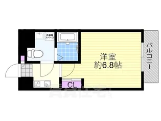 大阪府大阪市西淀川区野里1丁目【マンション】の間取り