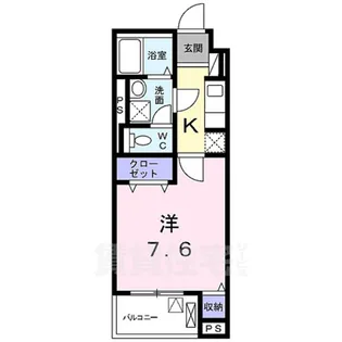 プロムナード桂川【4階】の間取り