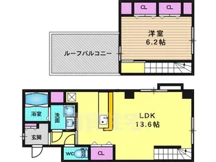 ベル・アビタシオン【4階】の間取り