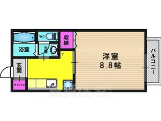 サンライト上桂【2階】の間取り