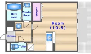 アムール西桂 B棟【1階】の間取り