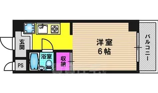 タウンコーポくつかけ【203号室】の間取り