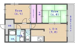 エントリート木村【4階】の間取り