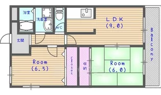 エントリート木村【3階】の間取り