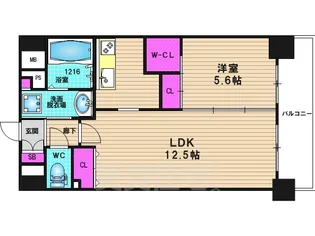 サンクチュアリ桂川【4階】の間取り