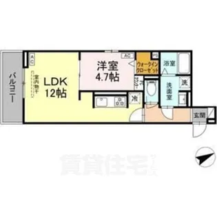 ルヴィータ村雲【2階】の間取り