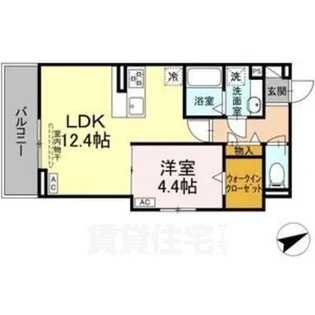 ルヴィータ村雲【3階】の間取り