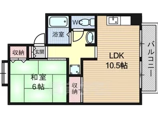 ボワ・ヴィラージュ【2階】の間取り
