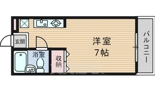 京都府京都市西京区桂南巽町【マンション】の間取り