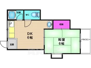 ハイツストーク【1階】の間取り